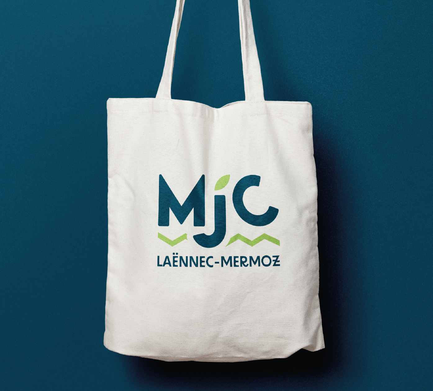 Tote bag avec logo mjc laennec mermoz