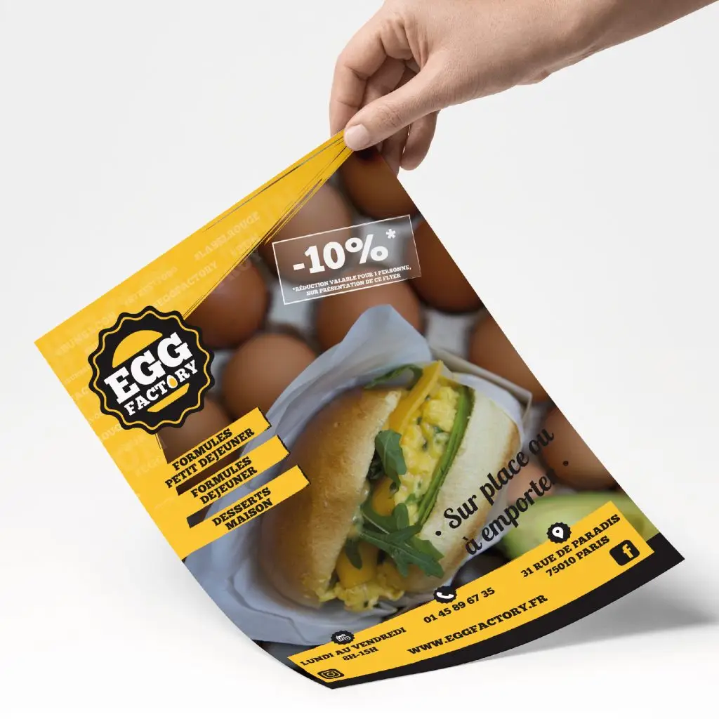 Flyer Egg Factory