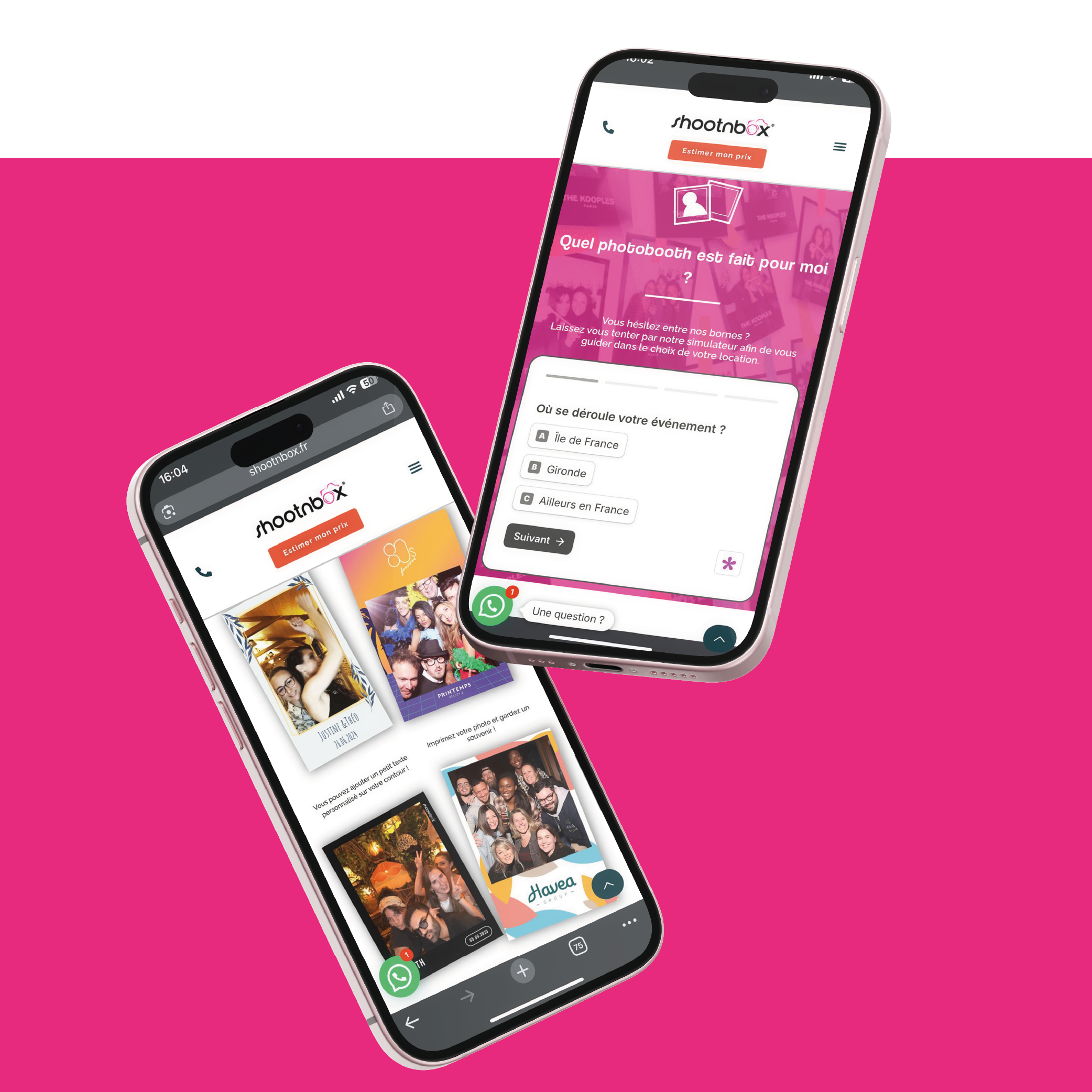 site web mobile