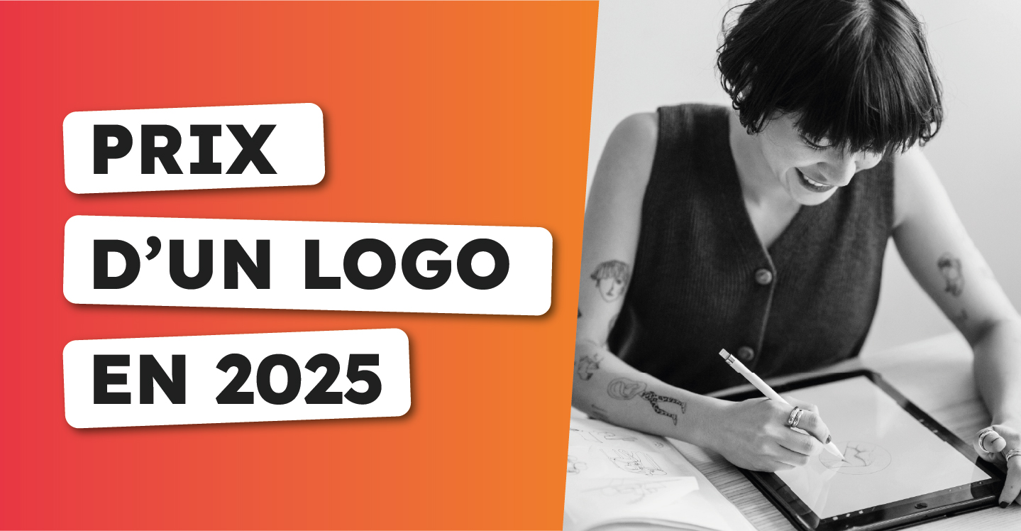 Graphiste qui fait un logo